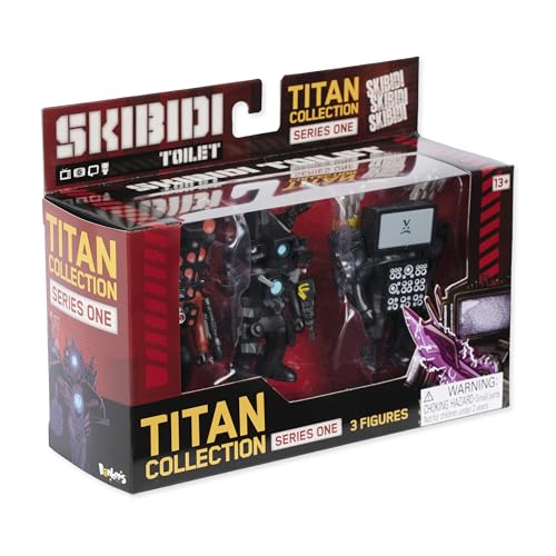 Skibidi Toilet Titan 3 Pack action pose captures dynamic on-screen energy.