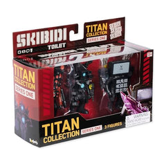 Skibidi Toilet Titan 3 Pack action pose captures dynamic on-screen energy.