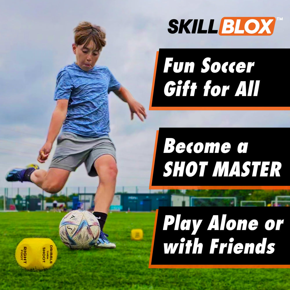 SKILL BLOX ShotMaster dice used in the park for portable, fun shooting training