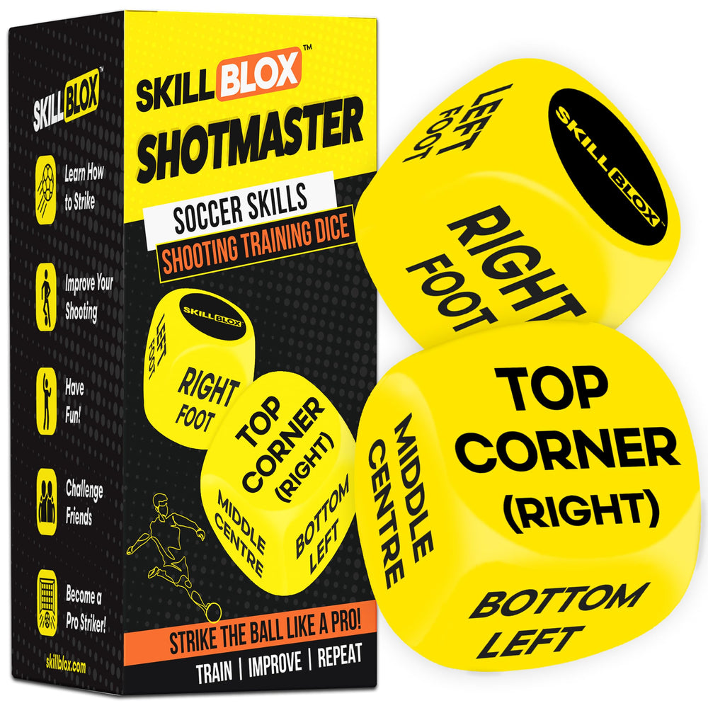 SKILL BLOX ShotMaster dice pack ready for backyard drills to boost shooting practice