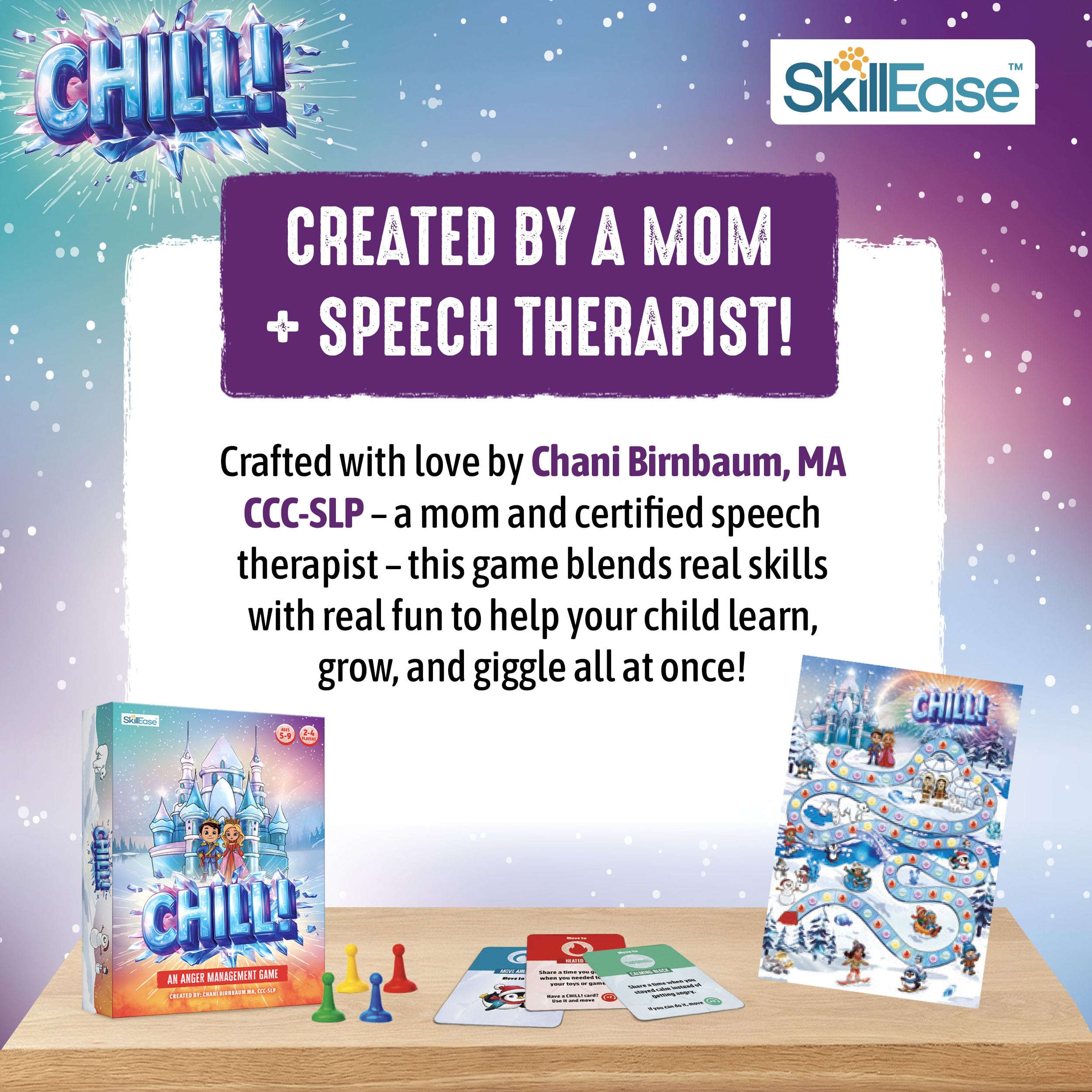 SkillEase CHILL deep breathing scene supports relaxed breathing during therapy sessions.