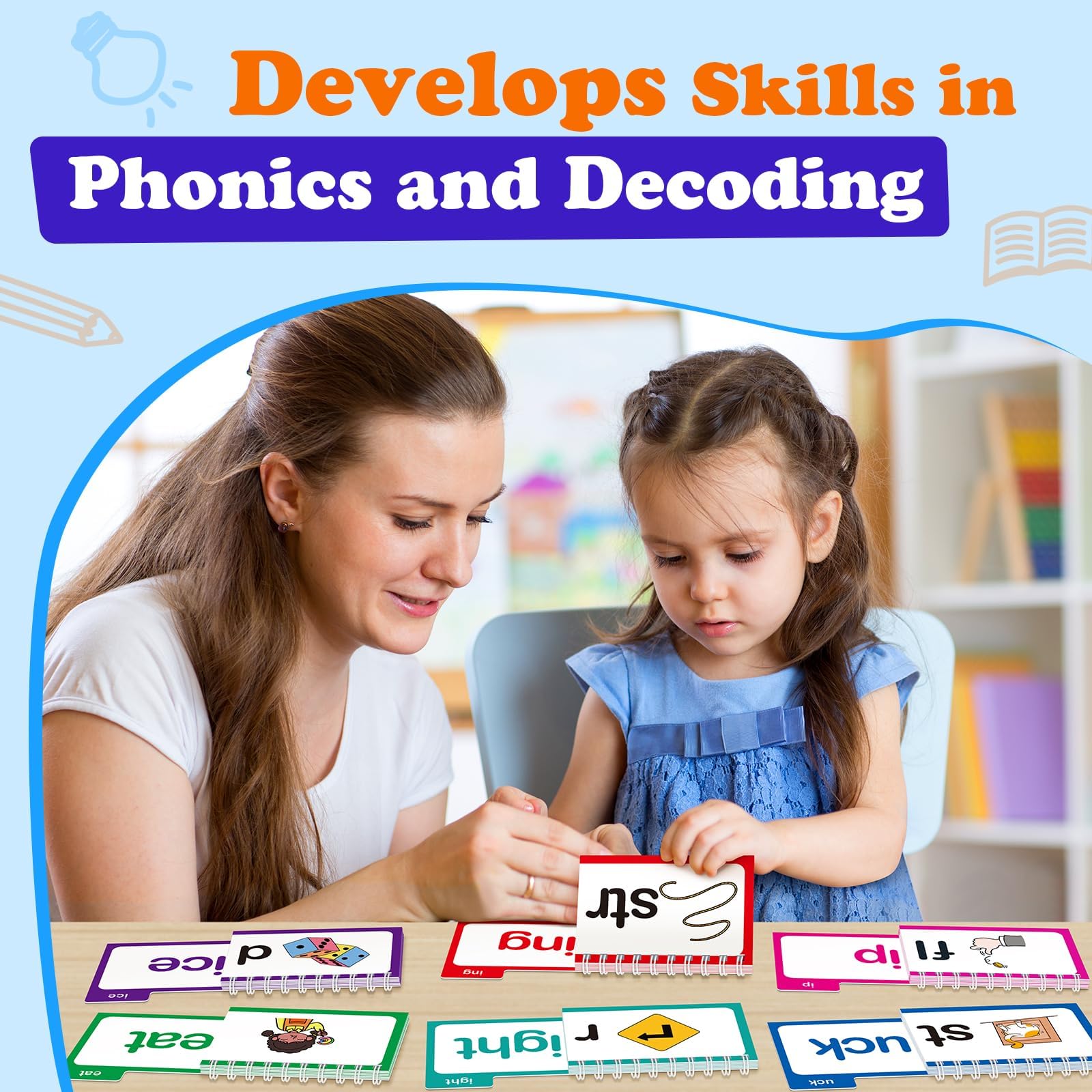 SkilLify Sight Words Flash Cards aid quick recognition of common words.