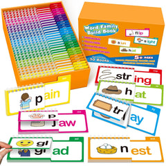 SkilLify Word Family Build Book cover with bright colors inviting early readers.