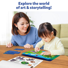 Reusable stickers reduce mess while encouraging repeated play and practice.
