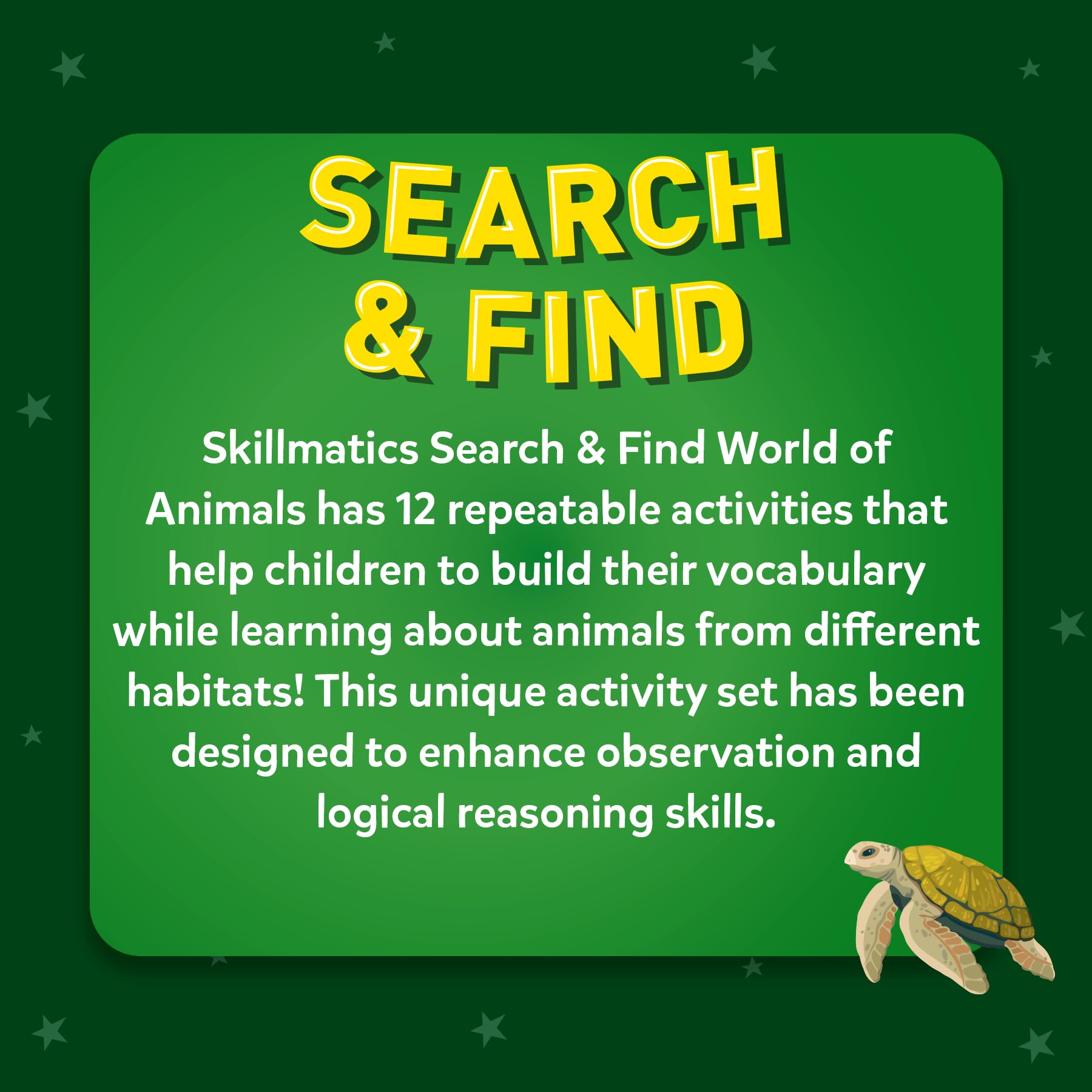 Habitats like Arctic and Rainforest in Skillmatics learning set