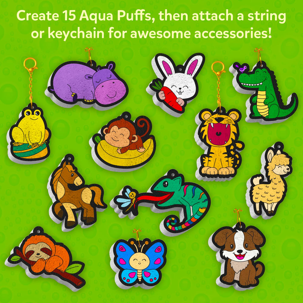 Skillmatics Aqua Puffs activation demonstrates quick puff formation
