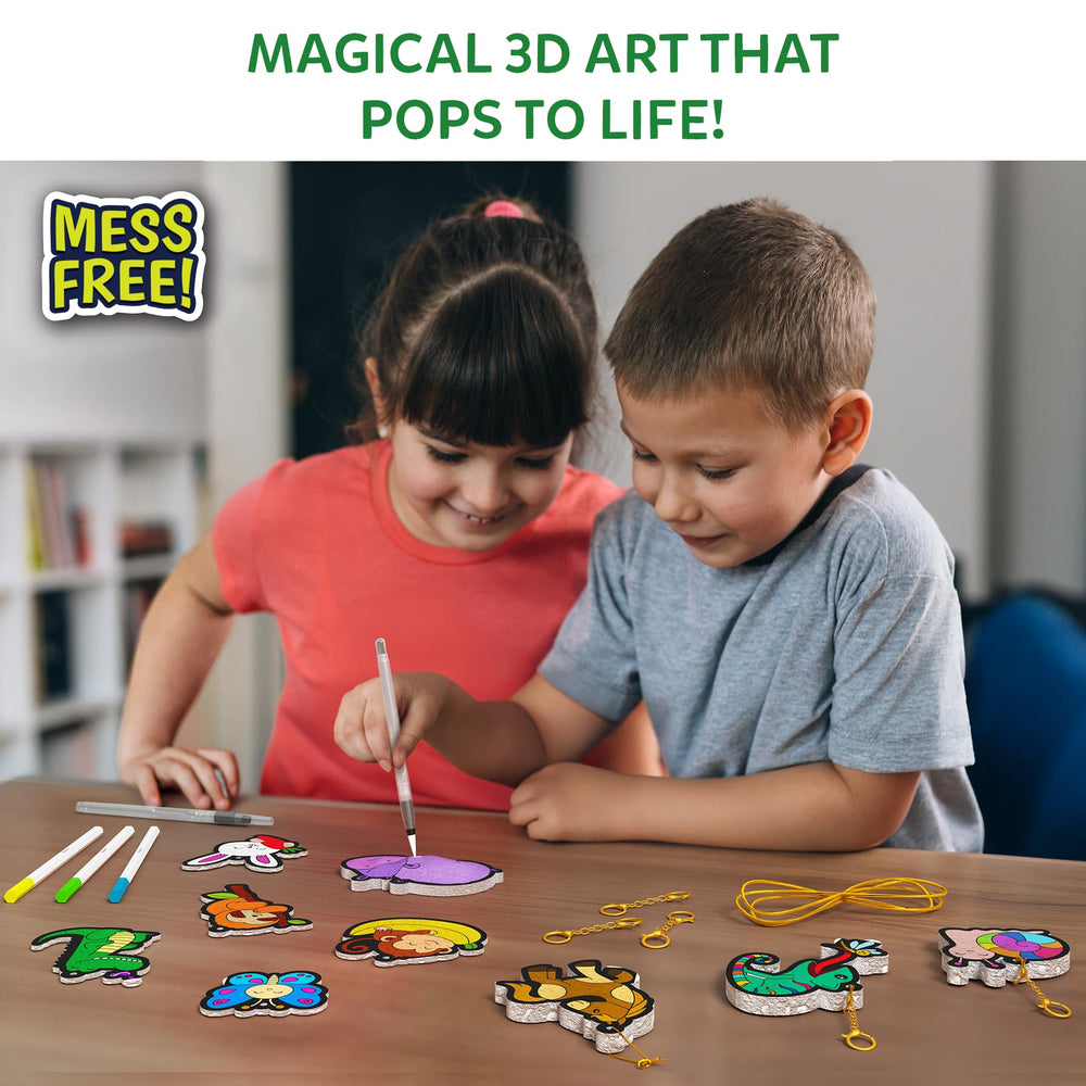 Skillmatics Aqua Puffs coloring tools ready for mess-free crafting