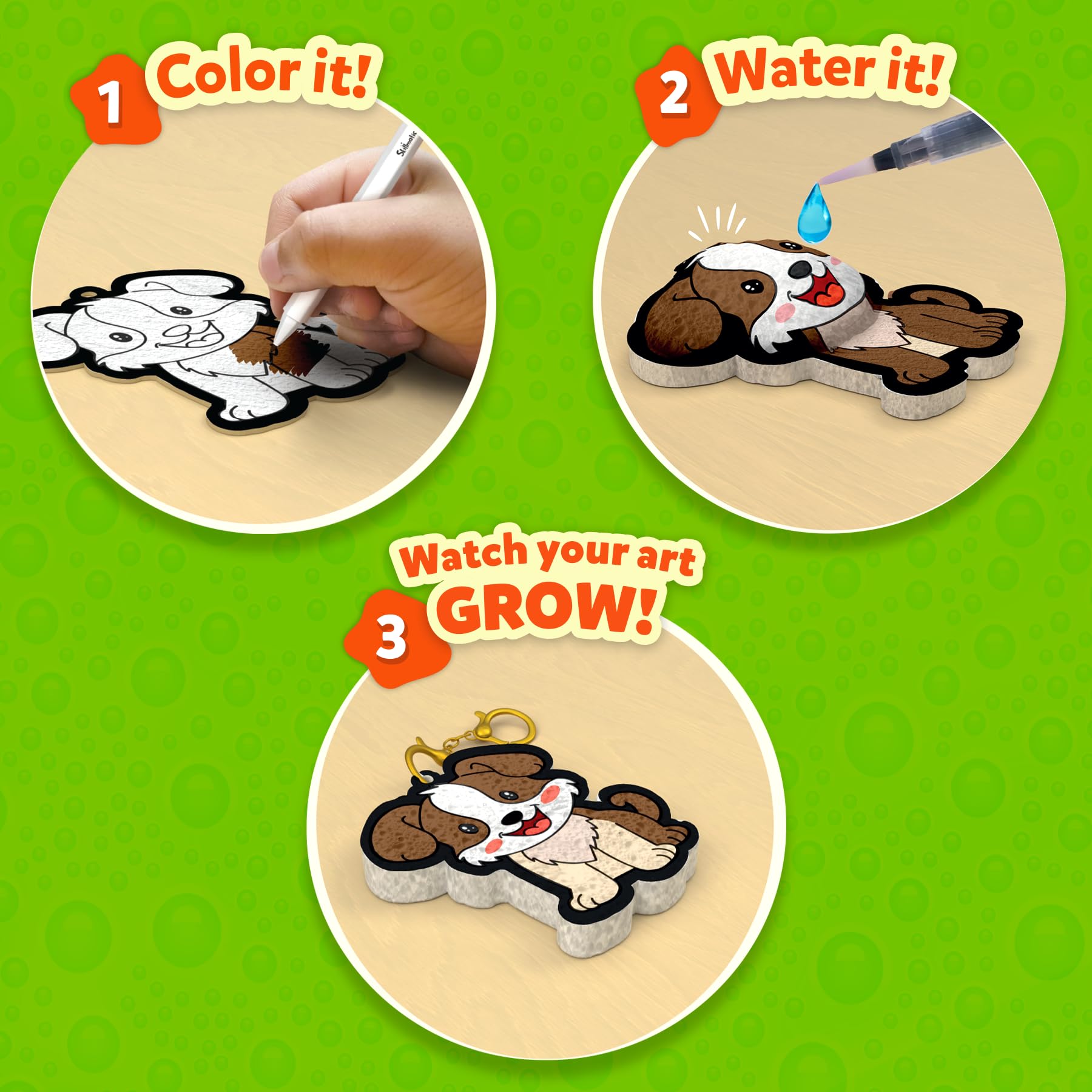 Skillmatics Aqua Puffs water pen activating puff art smoothly
