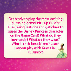 Child uses a guider tile to ask a question