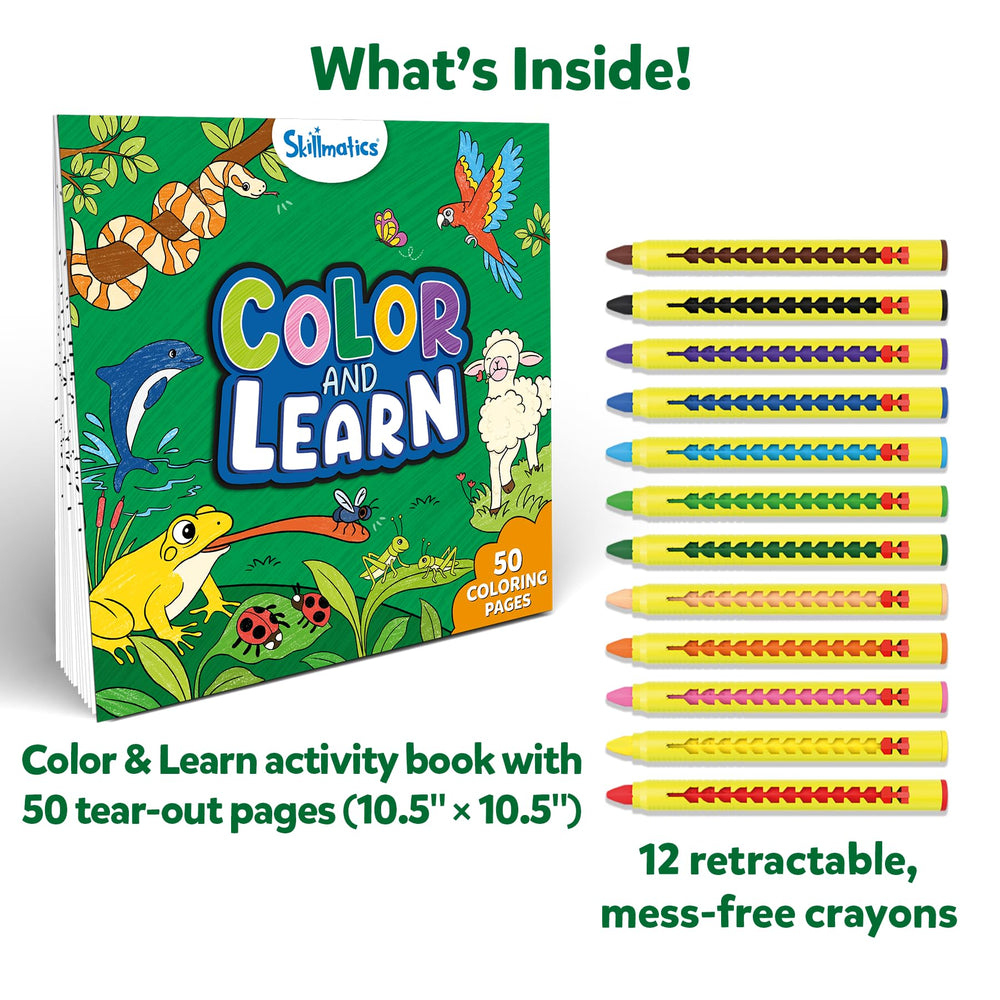 Skillmatics coloring book tear-out pages ready for display or sharing
