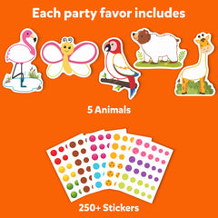Package of Skillmatics Dot It with 250+ stickers and five animals to decorate.