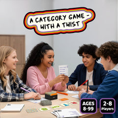 Skillmatics First to 5 200 category cards on the table boost fast-paced word ideas.