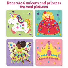 Mess-free art activity ideal for travel and quiet play without glue or paint.