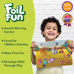 Skillmatics Foil Fun Animals Horse image featuring vibrant foil for hands on crafting.