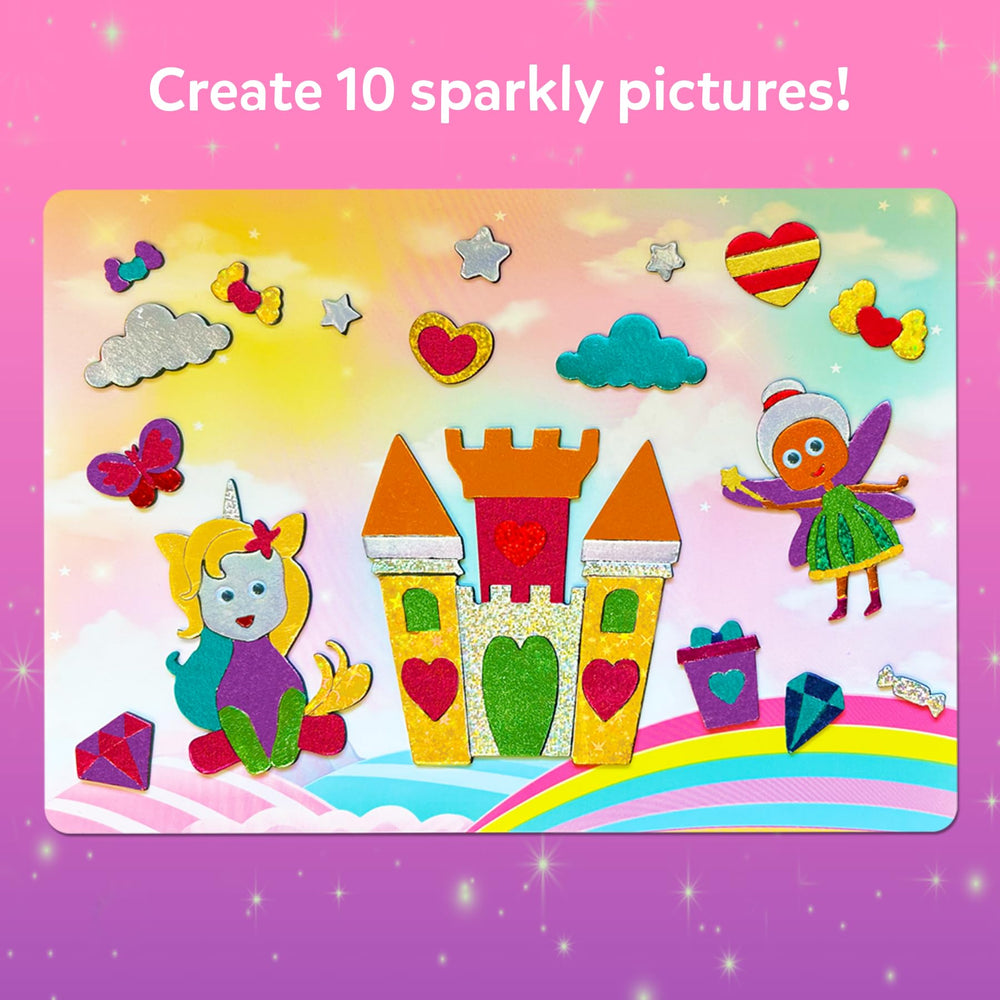 Skillmatics Foil Fun colorful foil sheets shimmer in artwork