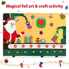 Skillmatics Foil Fun foam stickers close-up ready for colorful adhesion play.