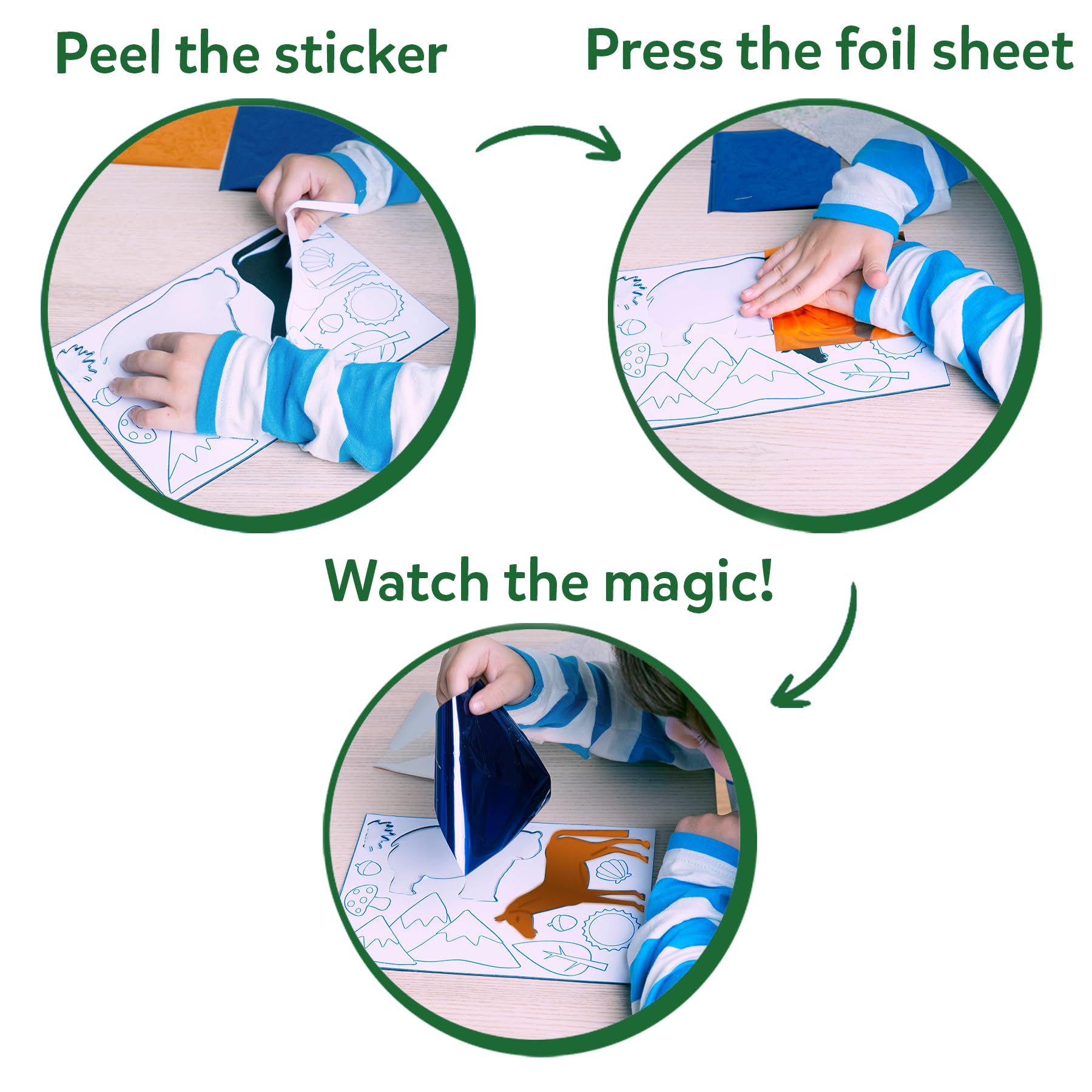Skillmatics Foil Fun foil sheets: sparkly colors for quick, mess-free decorating