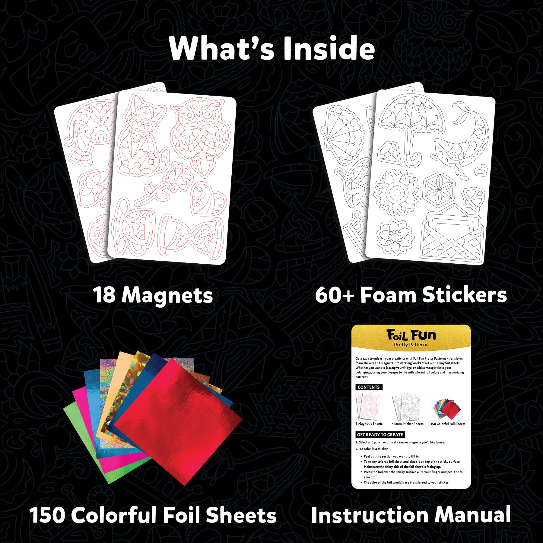 Skillmatics Foil Fun colorful foil sheets for quick decorating