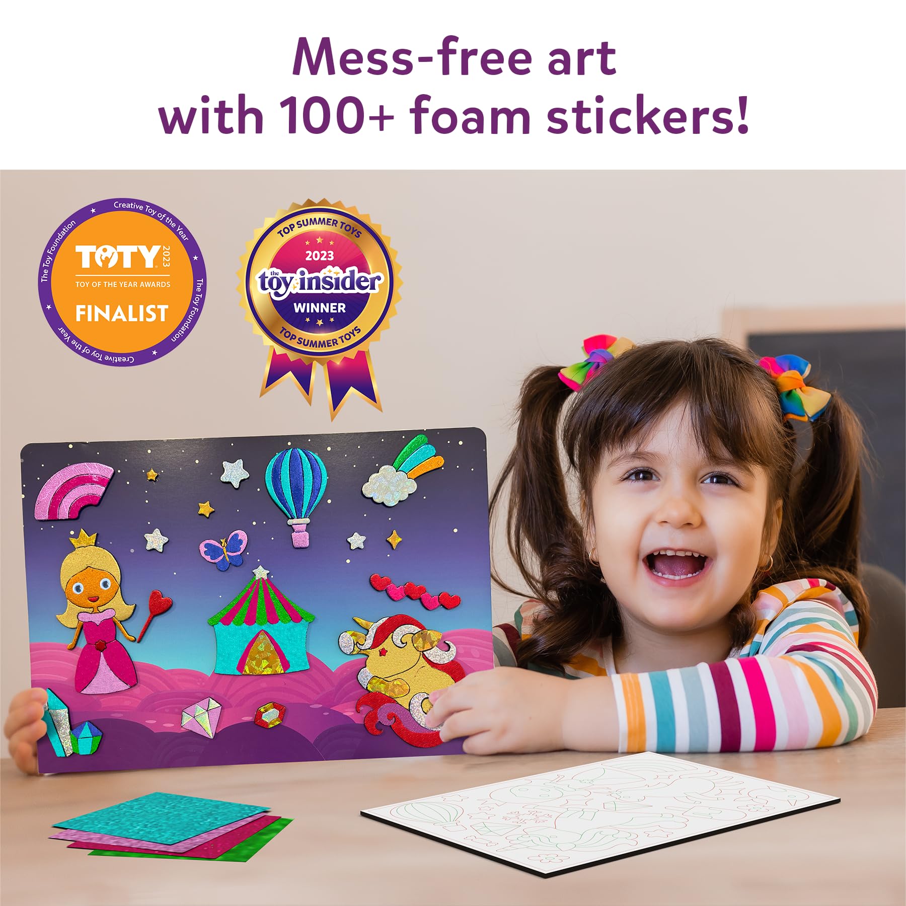Skillmatics Foil Fun googly eyes add playful detail to crafts