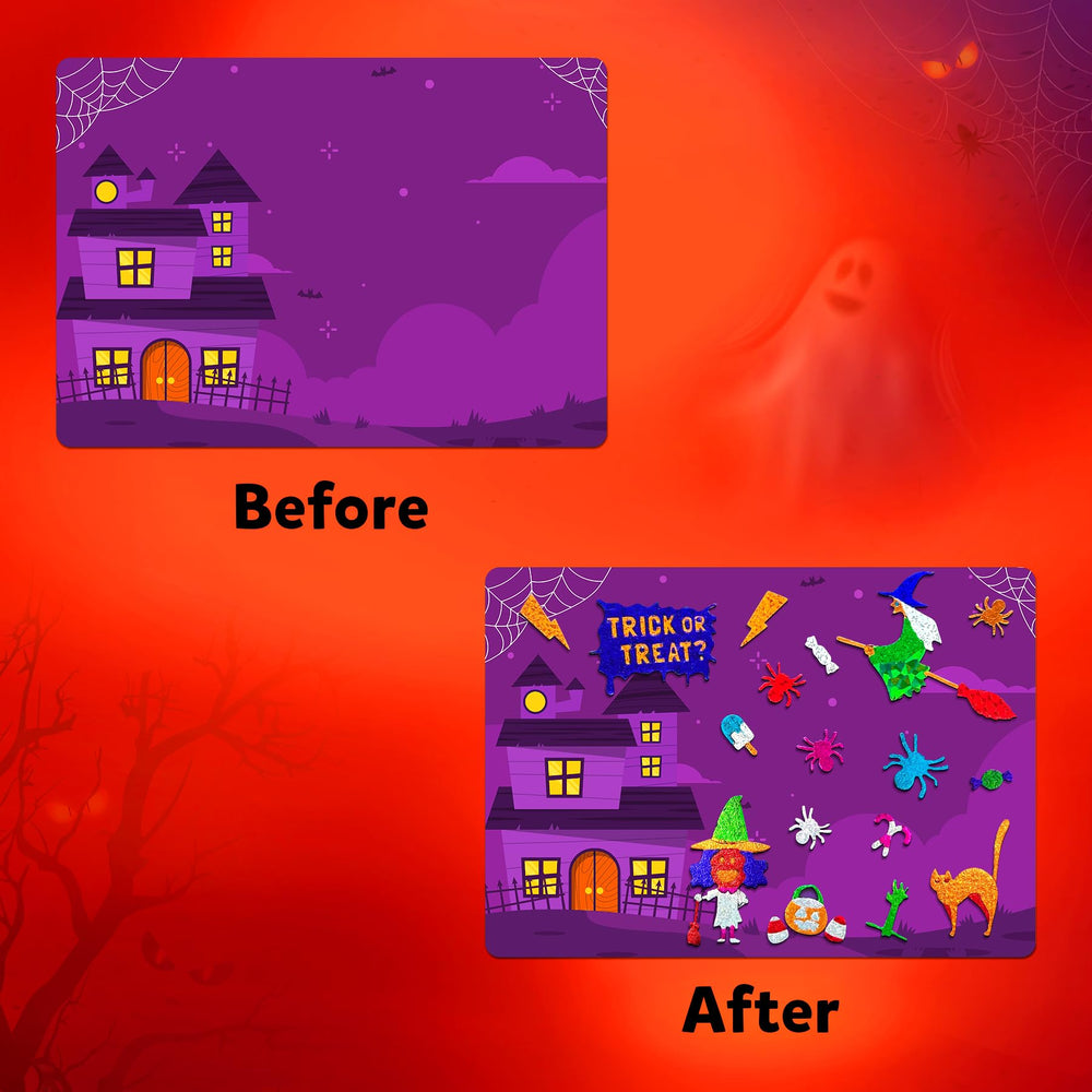 Instruction manual for Skillmatics Foil Fun Halloween guide