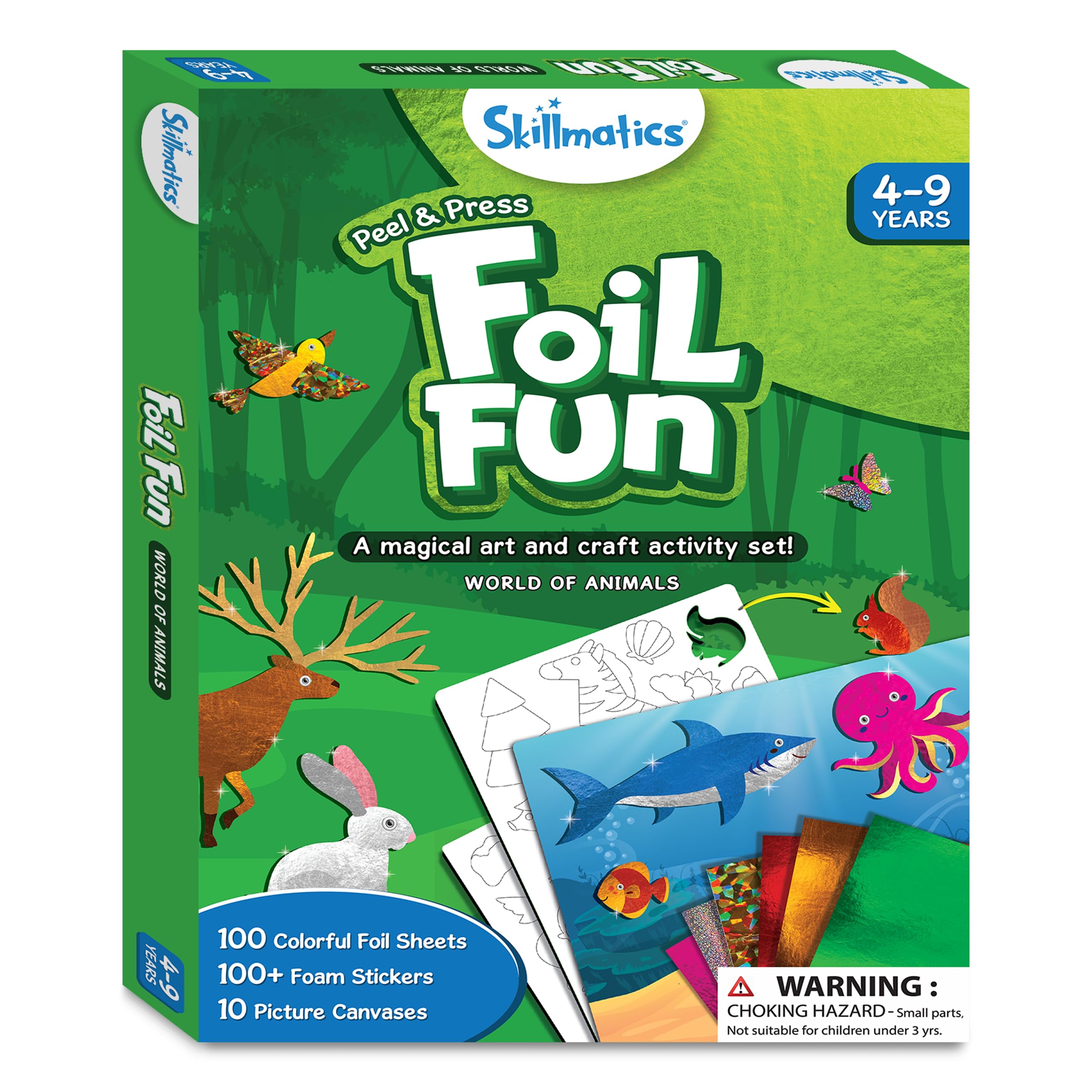 Skillmatics Foil Fun instruction manual: simple steps to guide budding artists