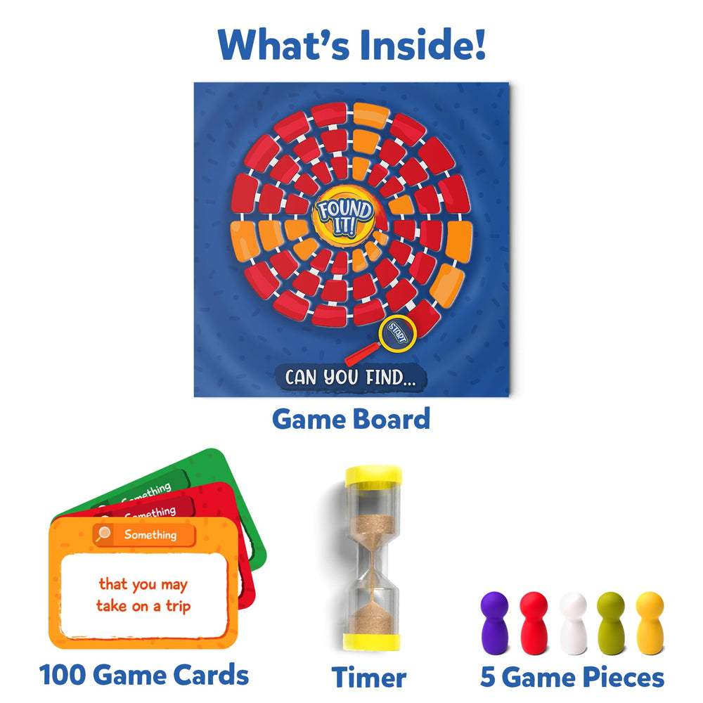 Skillmatics Found It! timer included to pace rounds and maintain energy.