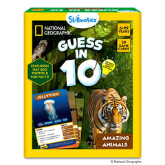 Skillmatics front box showing National Geographic Animals — great travel entertainment