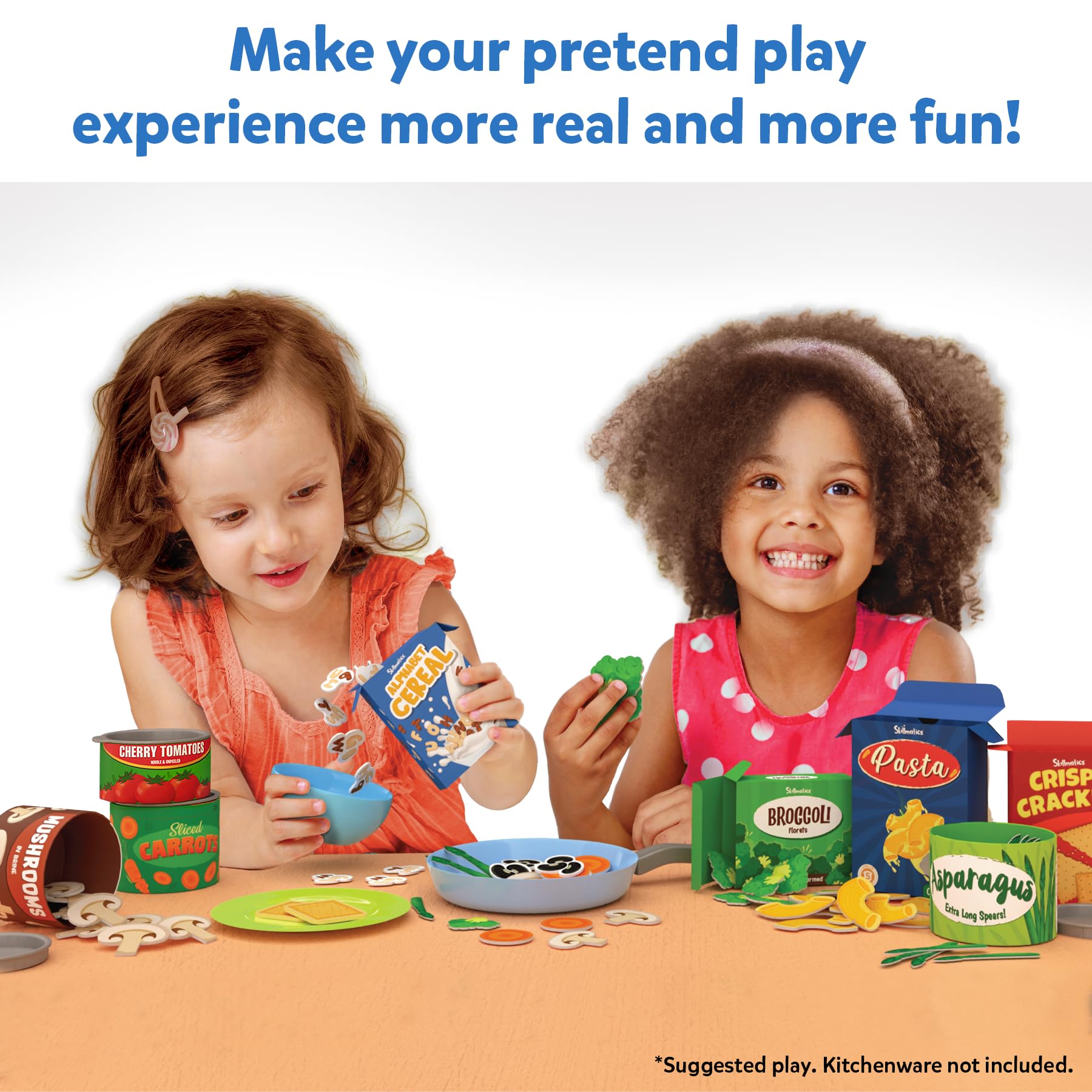 Skillmatics Grocery Set cherry tomatoes boost vibrant baskets during social play