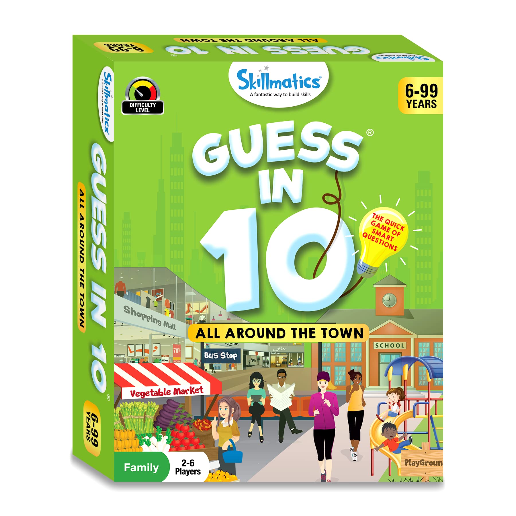 Skillmatics Guess in 10 Around Town makes gift-worthy entertainment for curious families.