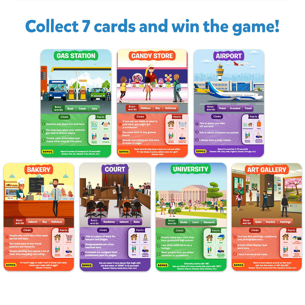 Skillmatics Guess in 10 Around Town supports two to six players for flexible play.