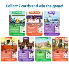 Skillmatics Guess in 10 Around Town supports two to six players for flexible play.
