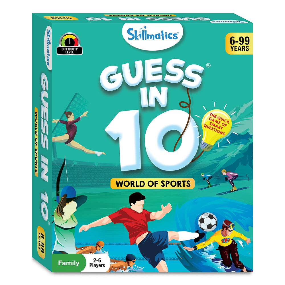 Skillmatics Guess in 10 Sports gift pack ideal for birthdays and holidays.