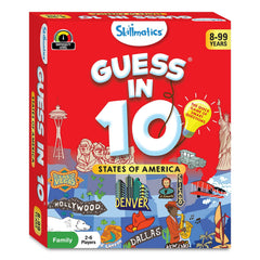 Skillmatics Guess in 10 States family game night boosts communication and teamwork