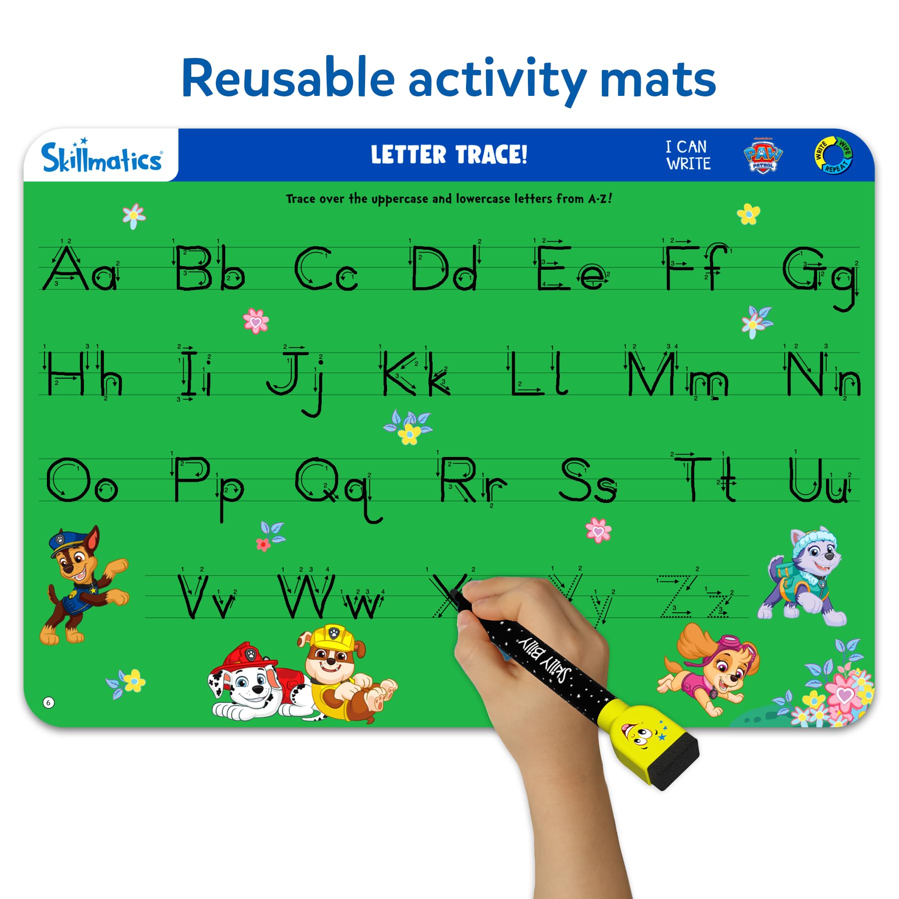 Duster cloth and certificate boost motivation while practicing neat handwriting.