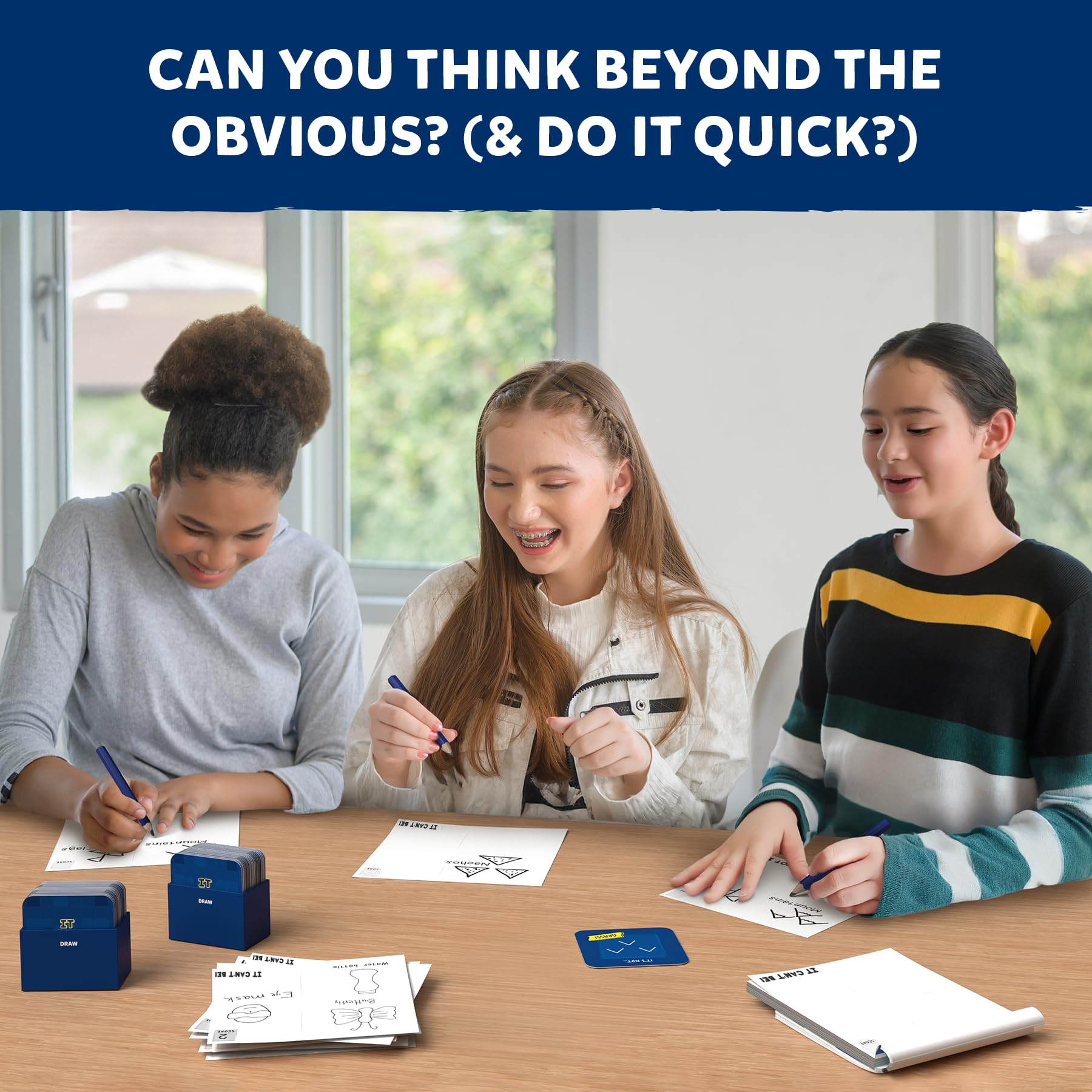 Skillmatics It Can't Be! family game night setup sparks laughter and bonding.
