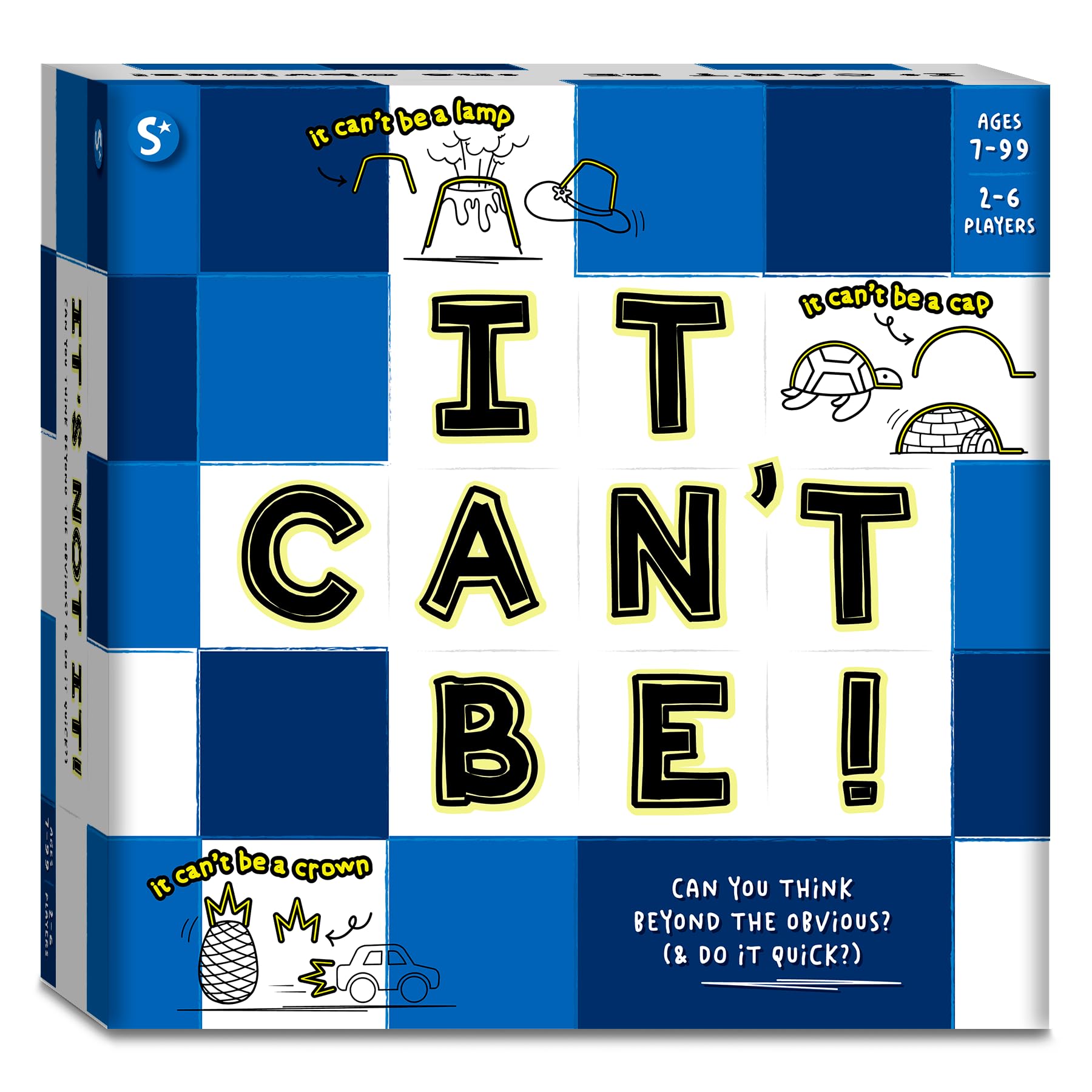 Skillmatics It Can't Be! game cards spread for fast-paced family fun.