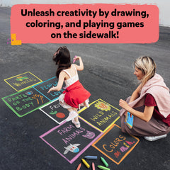 Skillmatics chalk is odorless and non-toxic for safe kid exploration.