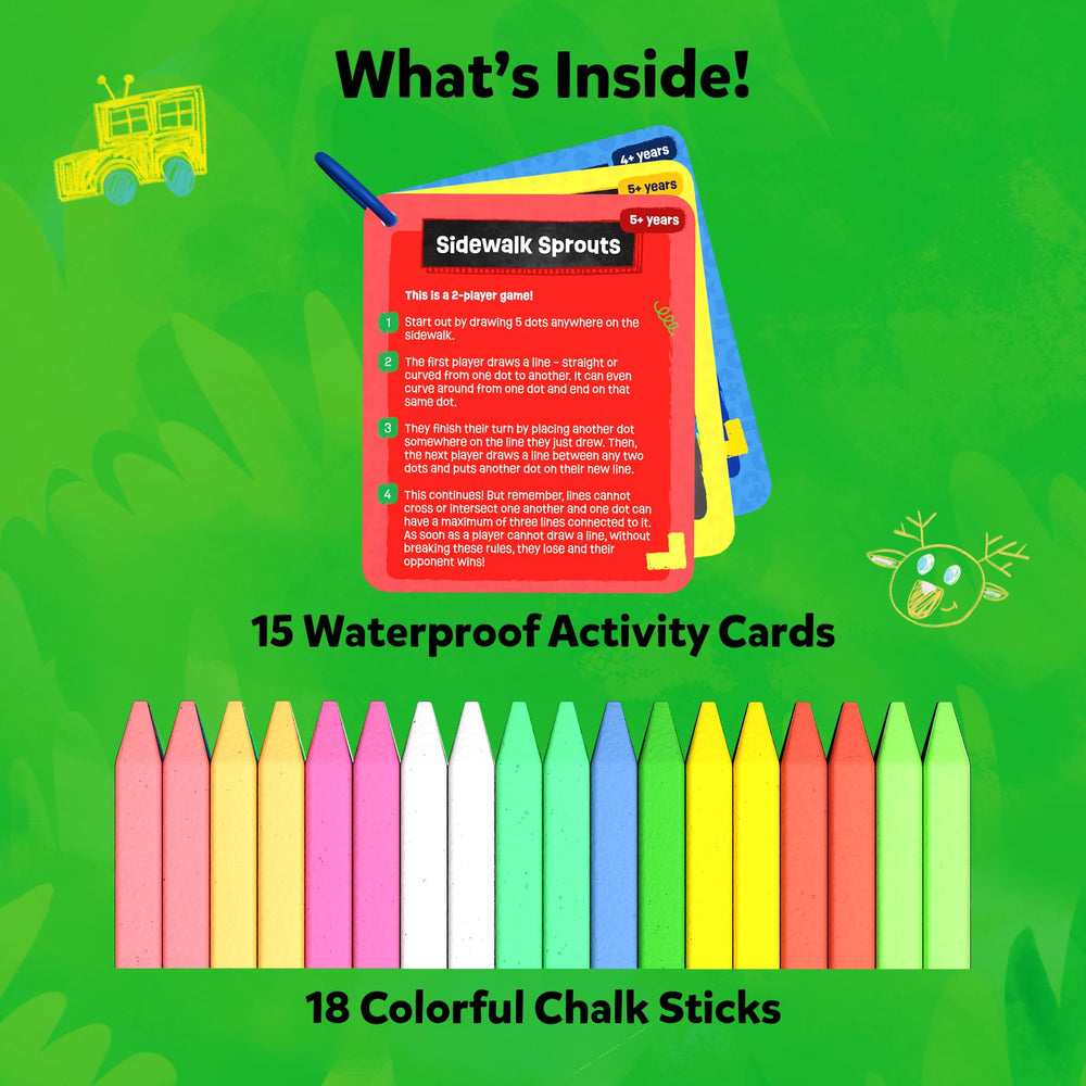 Skillmatics 15 activity cards inspire creative games and learning outdoors.