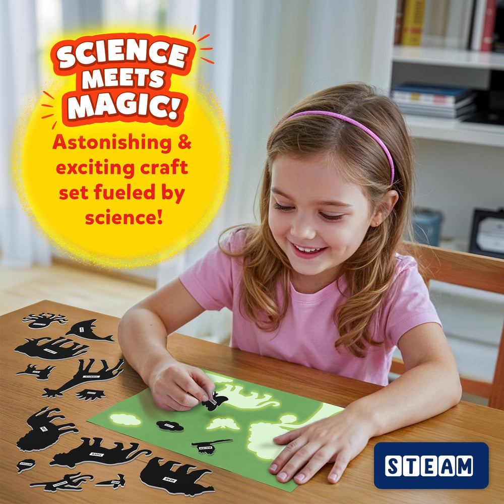 Skillmatics stencil pack enables imaginative scene design with templates.