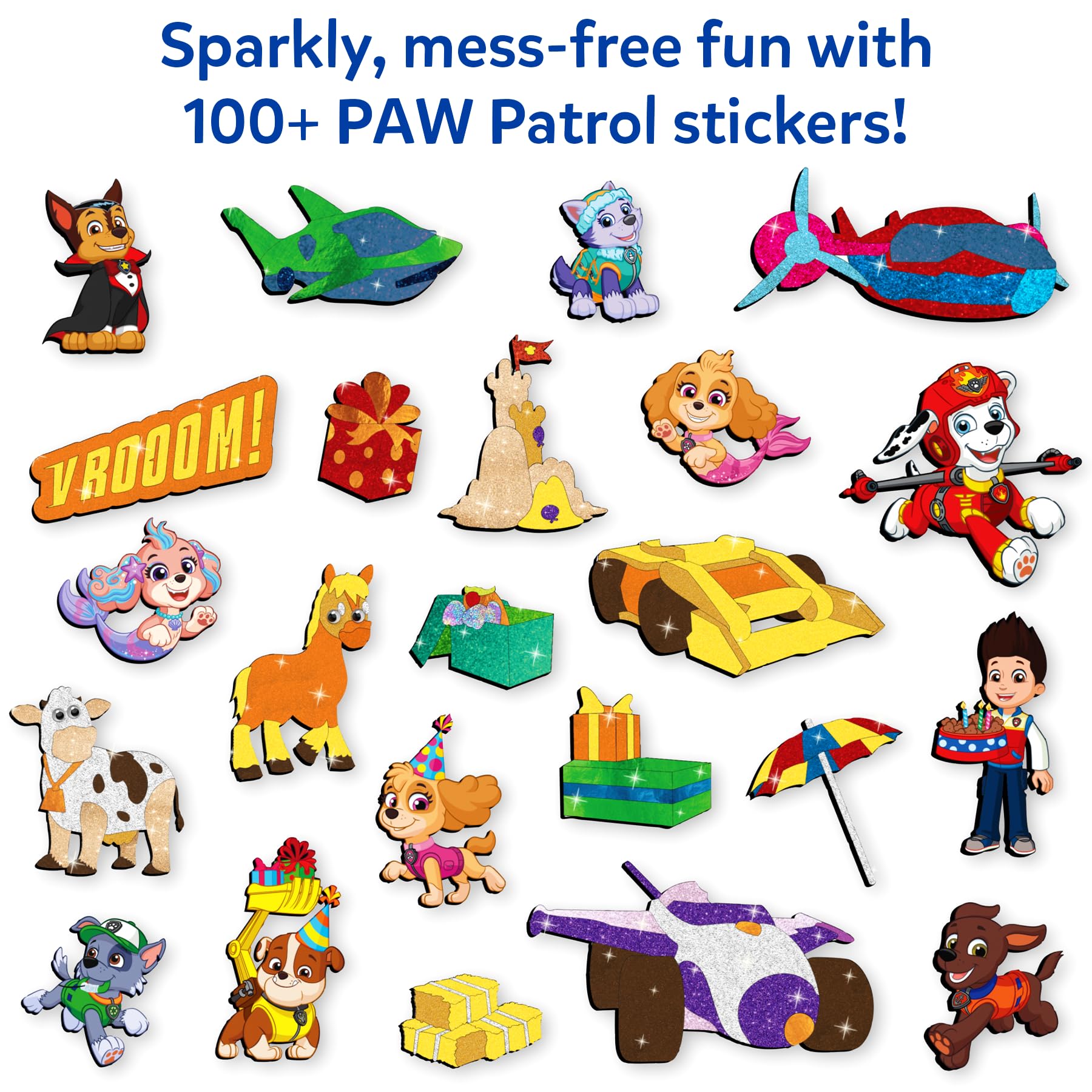Mess-free PAW Patrol foil art sparks creativity at home.