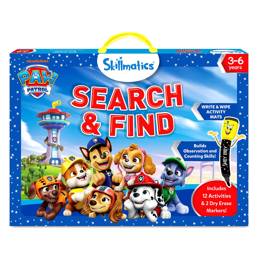 Skillmatics PAW Patrol mats side A scene boosts observation during play