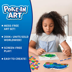 Skillmatics Poke-in Art colorful fabric squares for vibrant creative decorating