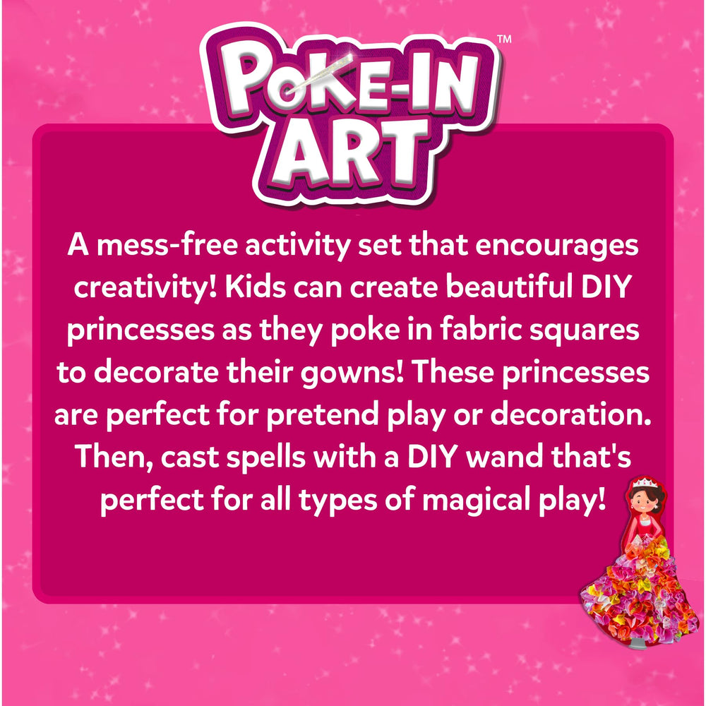 Skillmatics Poke-in Art 700+ fabric squares for vibrant gowns