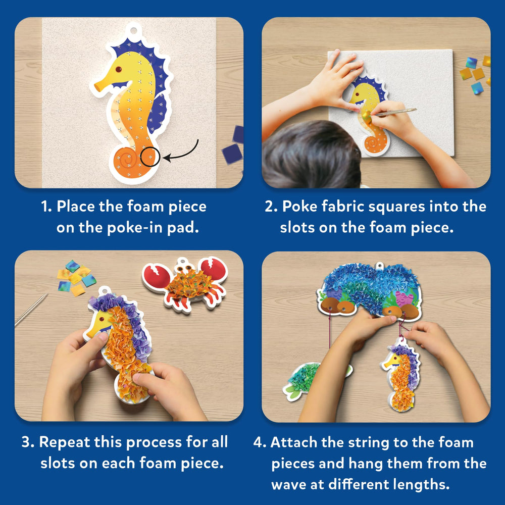 Skillmatics Poke-in Art stands help precise placement during crafting