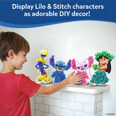 Skillmatics Poke-in Art stands showcase finished characters.