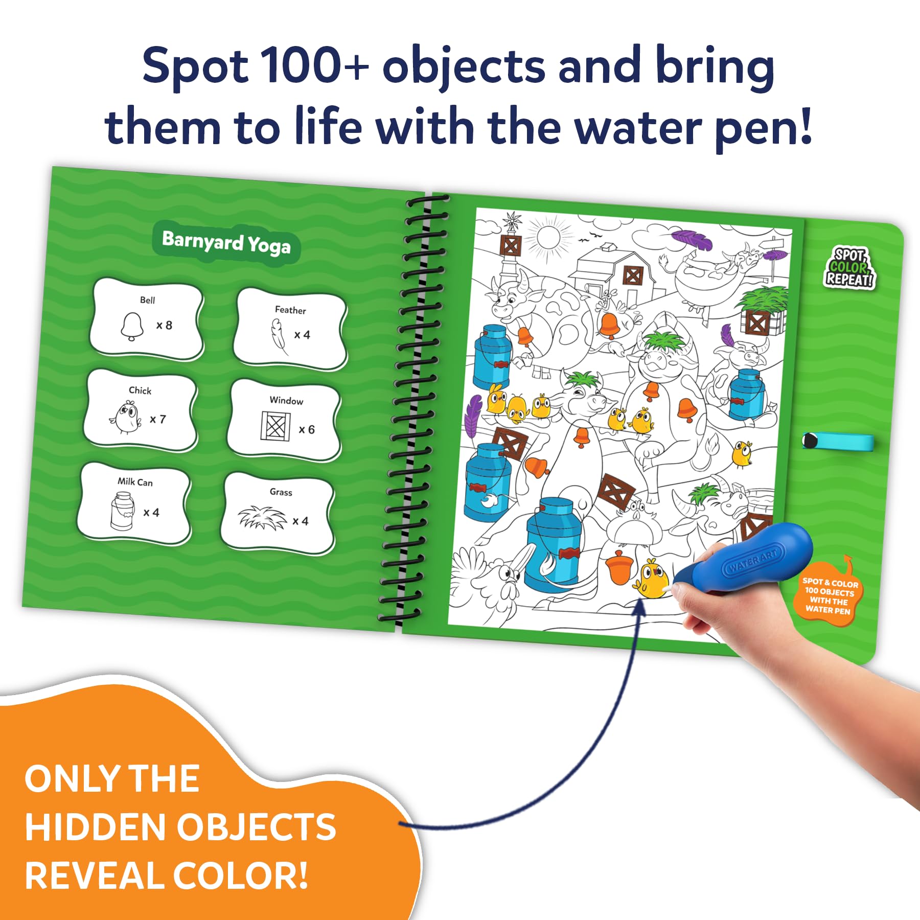 Skillmatics Water Spotter animal search boards boost focus and creativity