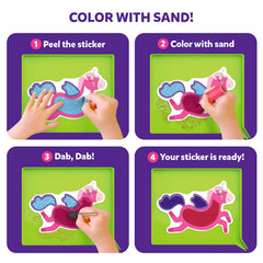 Skillmatics Sand Art kit stickers and boards spark imaginative play and detailed art