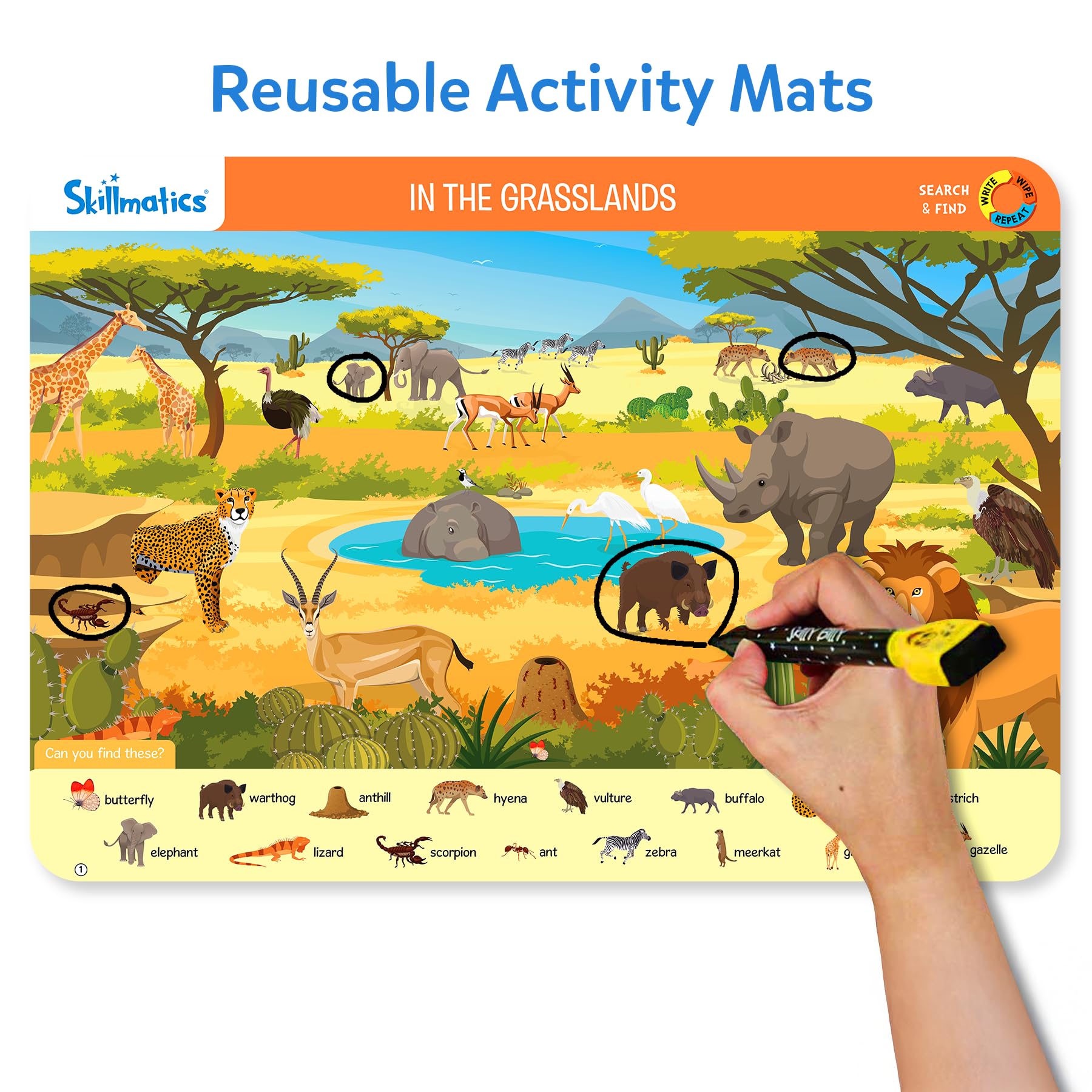 Skilly Billy pens for easy marking and discovery checks