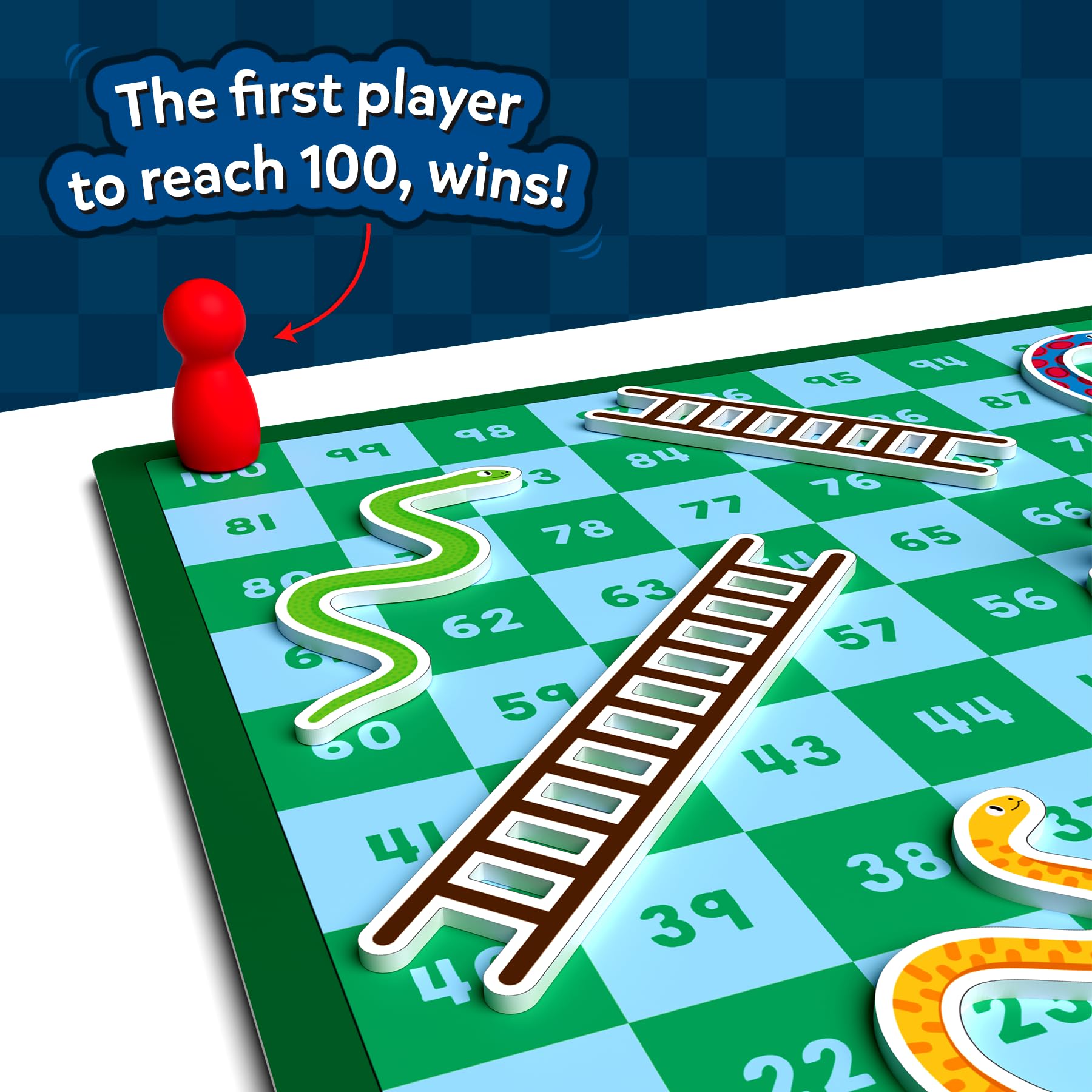 Skillmatics Snakes & Ladders magnetic pieces ensure a tidy, mess-free play experience