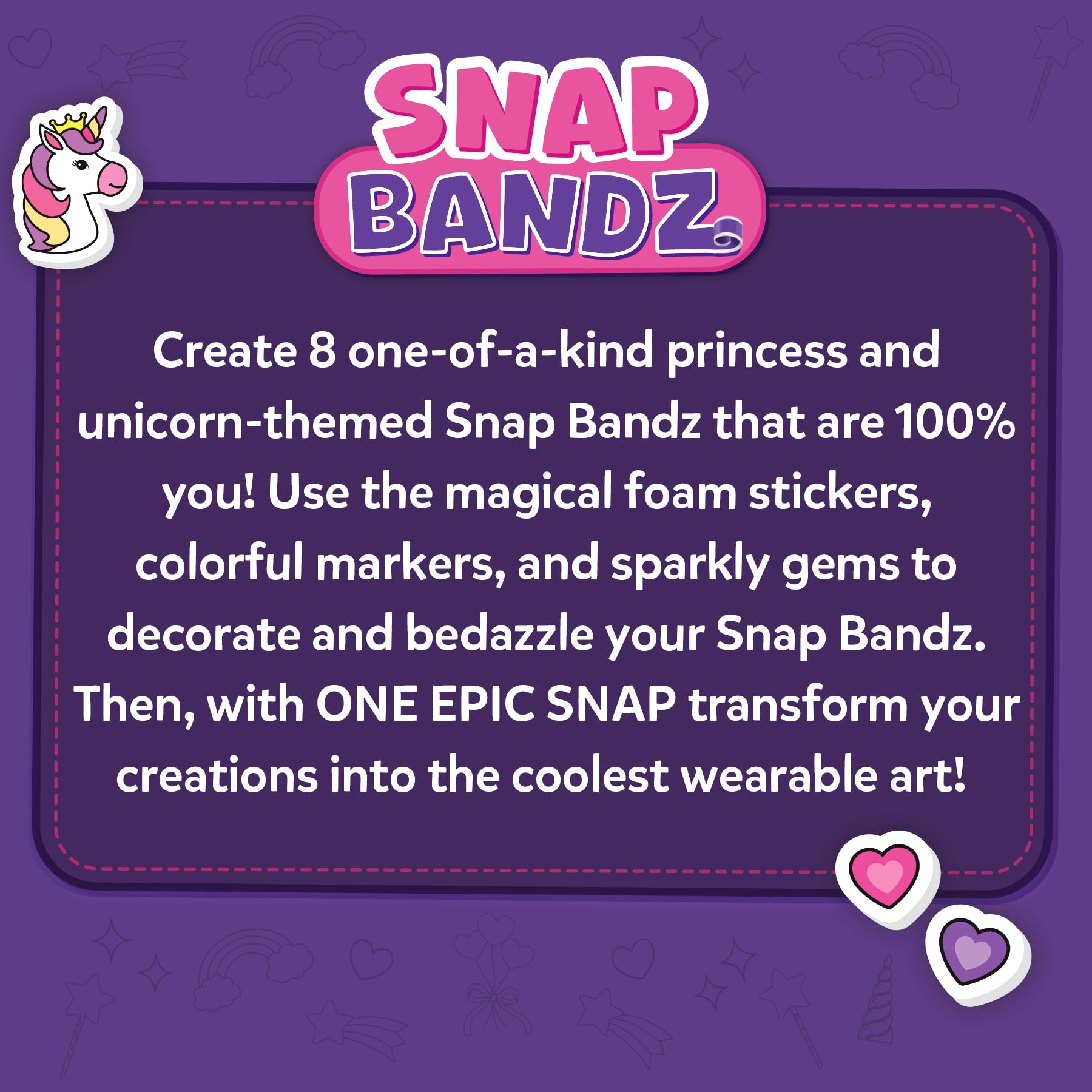 Skillmatics Snap Bandz final wearable band showcases creative confidence.